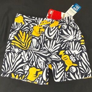 Pokemon Tropical Print Swim Shorts size x small ultra violet protection liner